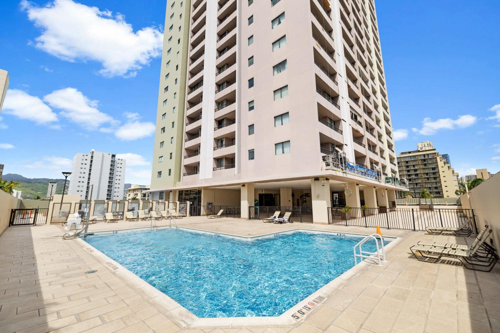 Royal Kuhio 1606 - Spacious Studio With Diamond Head City Views In The Heart Of Waikiki! 檀香山 外观 照片